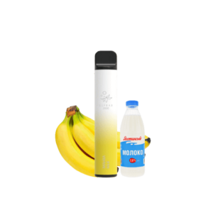 Elf Bar 2000 Puffs Disposable Pod 1200 mAh 5% Banan Milk - Одноразова ПОД система Ельф Бар Банан з Молоком
