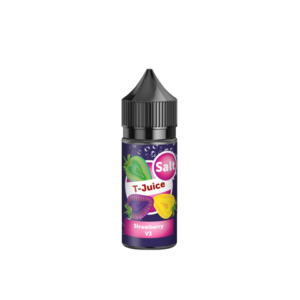 Сольова рідина T Juice від Flavorlab Strawberry V3 (Полуниця) 30мл, 50мг/5% - для заправки картриджів ПОД систем